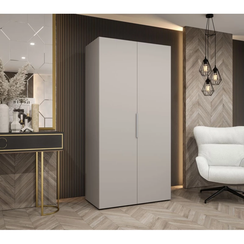 Kleiderschrank 100 cm TUANA - Kaschmir