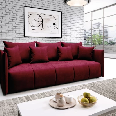 VALENTINI Dreisitzer-Sofa - rot