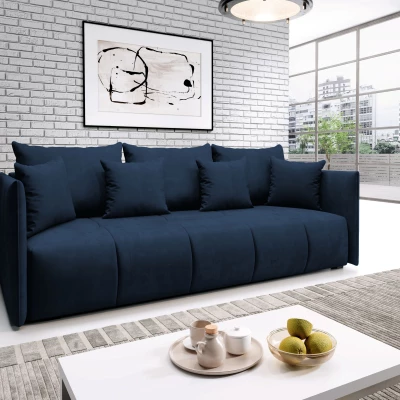 VALENTINI Dreisitzer-Sofa - Dunkelblau