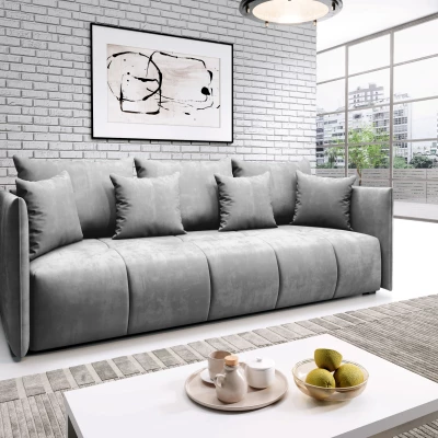 VALENTINI Dreisitzer-Sofa - Hellgrau