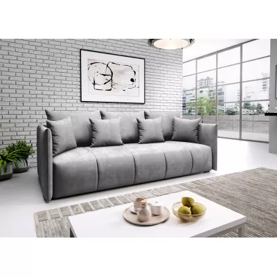 VALENTINI Dreisitzer-Sofa - Hellgrau