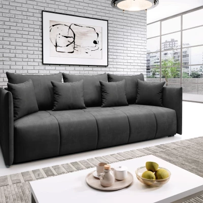 VALENTINI Dreisitzer-Sofa - grau
