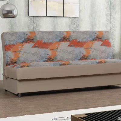 Sofa mit Stauraum TEMARI - beige/grau
