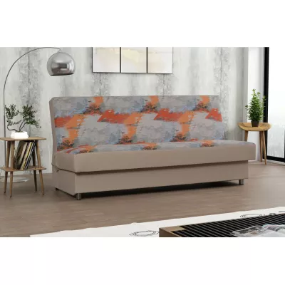Sofa mit Stauraum TEMARI - beige/grau