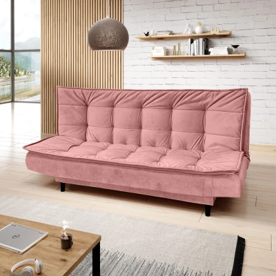 Gepolstertes Dreisitzer-Sofa ULJANA - rosa