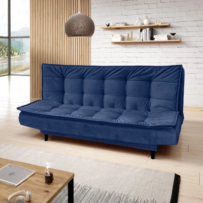 Gepolstertes Dreisitzer-Sofa ULJANA - blau