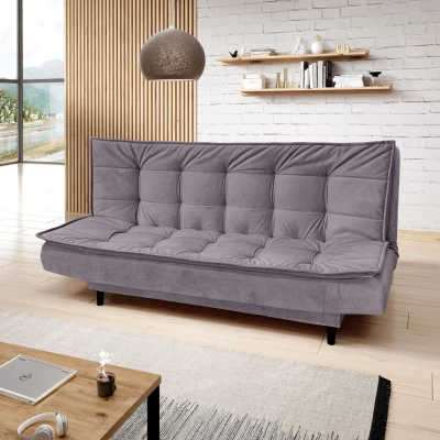 Gepolstertes Dreisitzer-Sofa ULJANA – lila