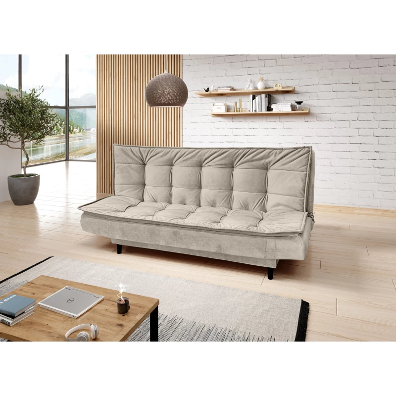 Gepolstertes Dreisitzer-Sofa ULJANA - beige