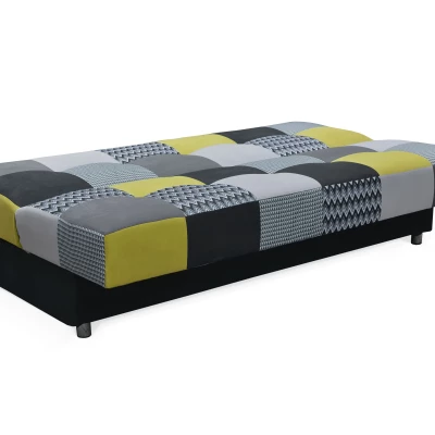 Schlafsofa KATARINA – schwarz / grau / grün