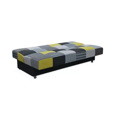 Schlafsofa KATARINA – schwarz / grau / grün