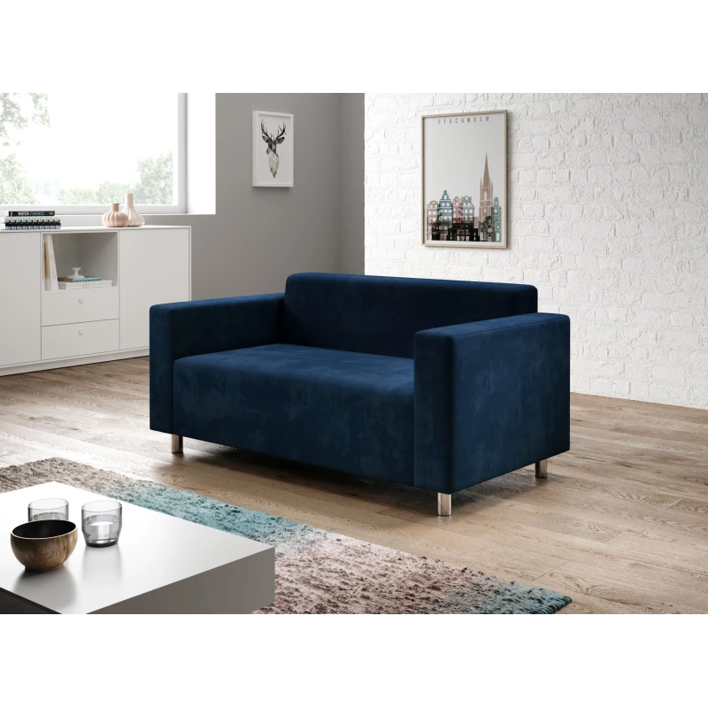 DALNIM Zweisitzer-Sofa - dunkelblau