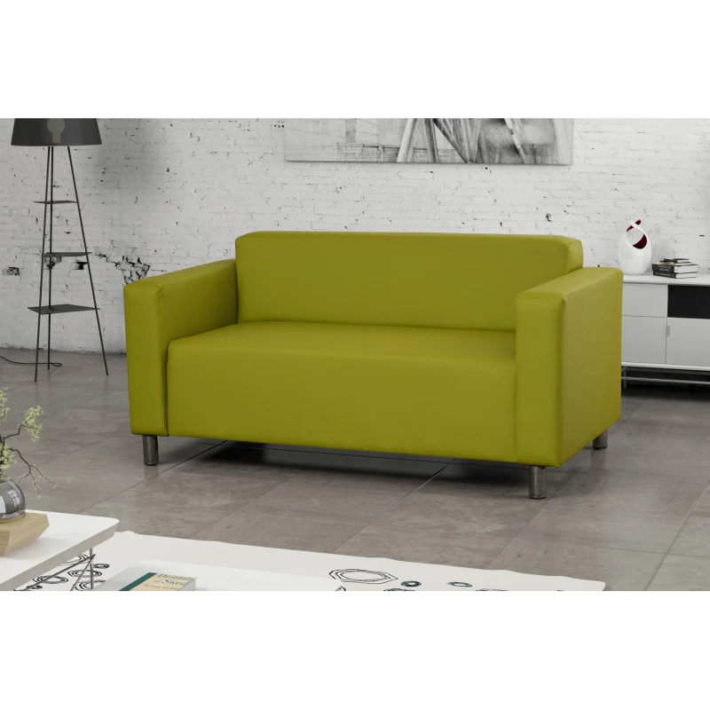 DALNIM Zweisitzer-Sofa - oliv