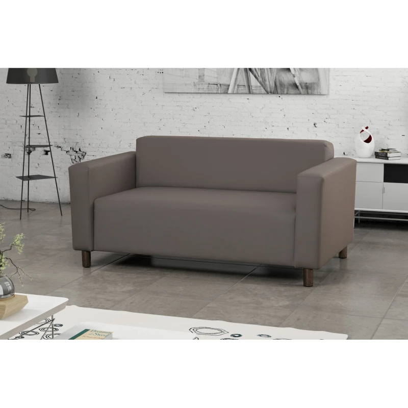 DALNIM Zweisitzer-Sofa - grau
