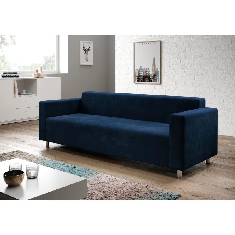 DALNIM Dreisitzer-Sofa - Dunkelblau
