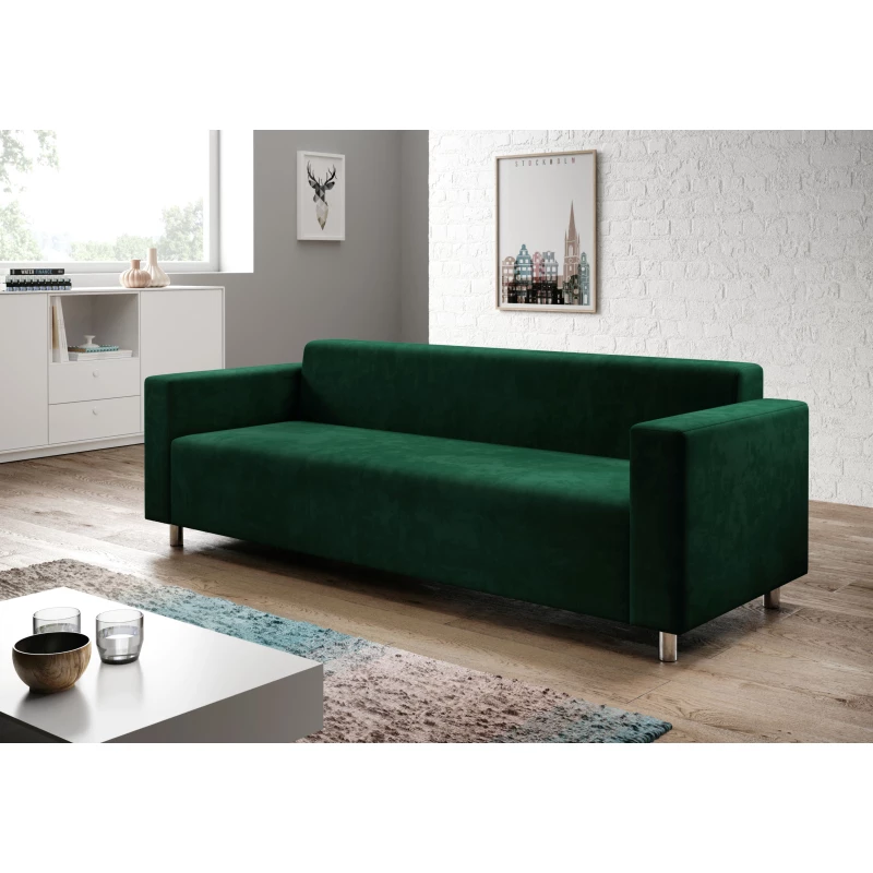 DALNIM Dreisitzer-Sofa - Dunkelgrün