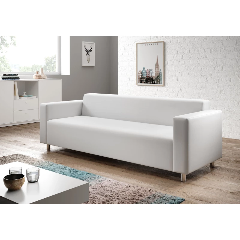 DALNIM Dreisitzer-Sofa - weiß
