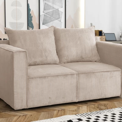 Zweisitzer-Schlafsofa ANNEKA - beige