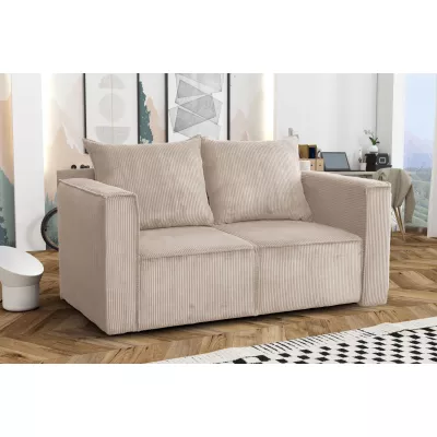 Zweisitzer-Schlafsofa ANNEKA - beige