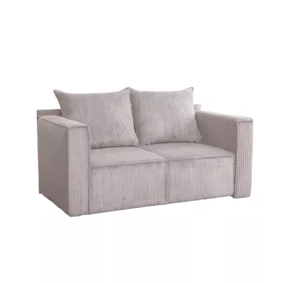 Zweisitzer-Schlafsofa ANNEKA - hellgrau