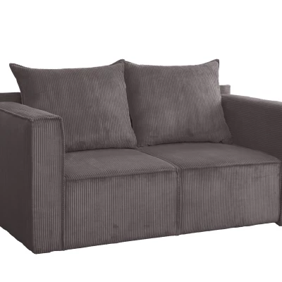 Zweisitzer-Schlafsofa ANNEKA – Dunkelgrau