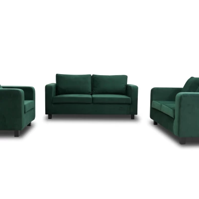 Gepolstertes Zweisitzer-Sofa CRISTALINA - grün