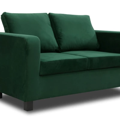 Gepolstertes Zweisitzer-Sofa CRISTALINA - grün