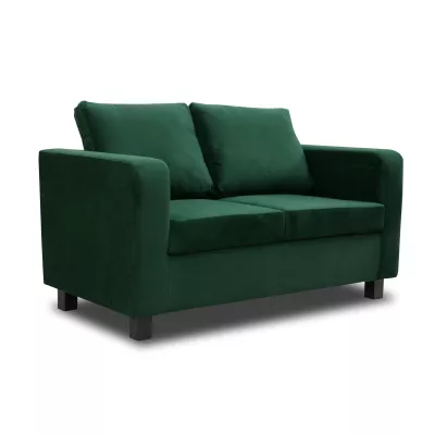 Gepolstertes Zweisitzer-Sofa CRISTALINA - grün