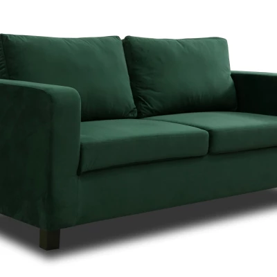 Gepolstertes Dreisitzer-Sofa CRISTALINA - grün