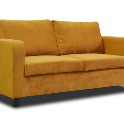 Gepolstertes Dreisitzer-Sofa CRISTALINA - gelb