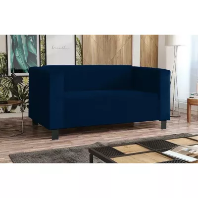Zweisitzer-Sofa BISERKA - blau/schwarz