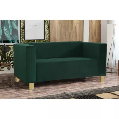 Zweisitzer-Sofa BISERKA - grün / Kiefer