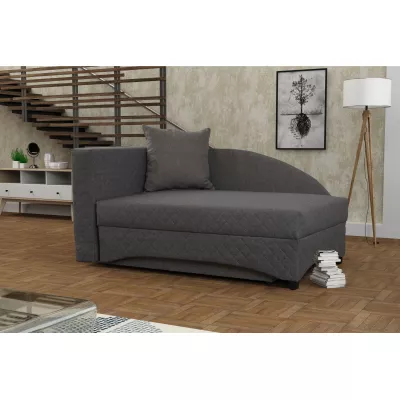 Kinder-Tagesbett 80x200 BENIGNA - grau, links