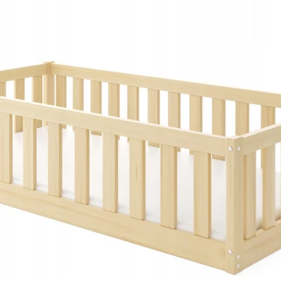 Kinderbett 80x160 SELENE mit Rausfallschutz - Kiefer