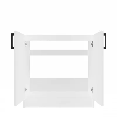 Unterer Küchenschrank unter der Spüle 80 cm KAINA - weiß