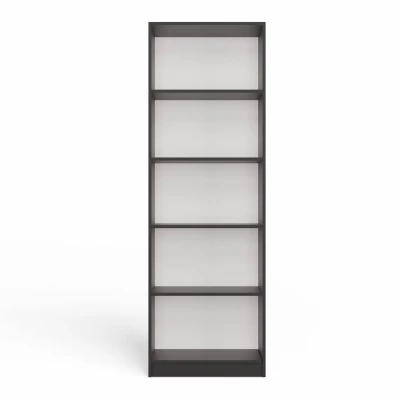 Schmales Bücherregal RAUNO – 60 cm, anthrazit