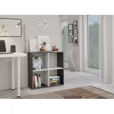 Regal RAINIS 1 - anthrazit / weiß