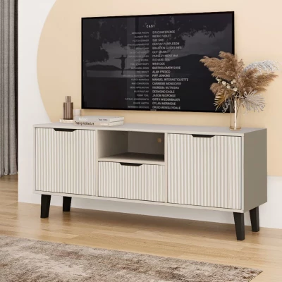 SITIVE SLIM TV-Ständer - Kaschmir / Schwarz