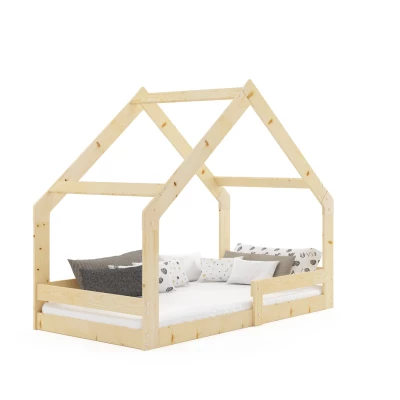 Hausbett 80x160 SHIRA mit Matratze - Kiefer