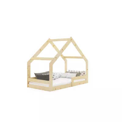 Hausbett 80x160 SHIRA mit Matratze - Kiefer