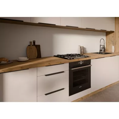 Ofenschrank NICOLLA – Breite 60 cm, Kaschmir/Artisan Eiche