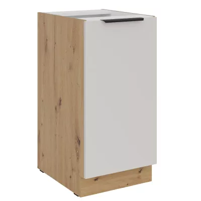 Unterer Eintürschrank NICOLLA – Breite 40 cm, Kaschmir/Artisan Eiche