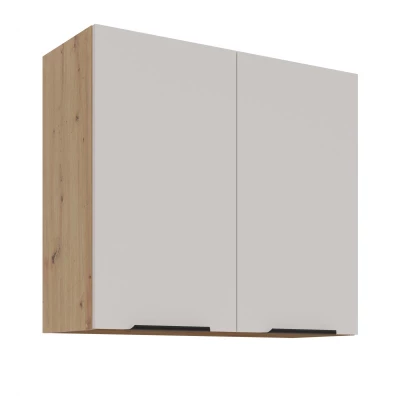 Küchenoberschrank NICELLA – Breite 80 cm, Kaschmir/Artisan Eiche