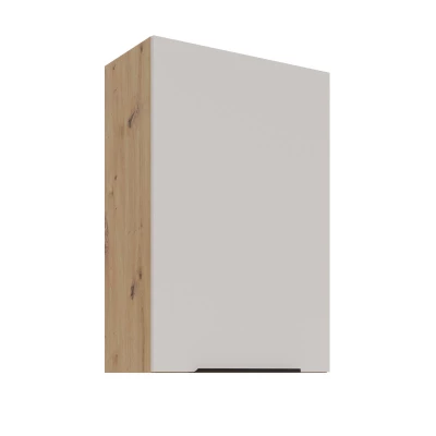 Hoher Hängeschrank NICOLLA – Breite 60 cm, Kaschmir/Artisan Eiche