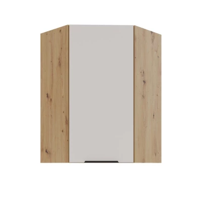 Eckhochschrank NICOLLA 1 - 60x60 cm, Kaschmir/Artisan Eiche