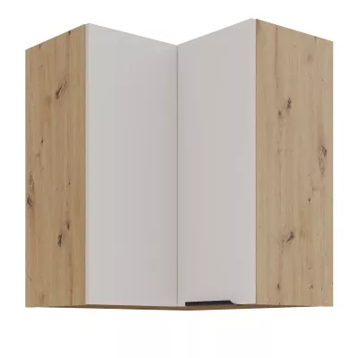 Eckoberschrank NICOLLA 2 - 60x60 cm, Kaschmir / Artisan Eiche