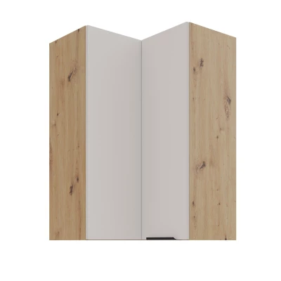 Eckhochschrank NICOLLA 2 - 60x60 cm, Kaschmir/Artisan Eiche