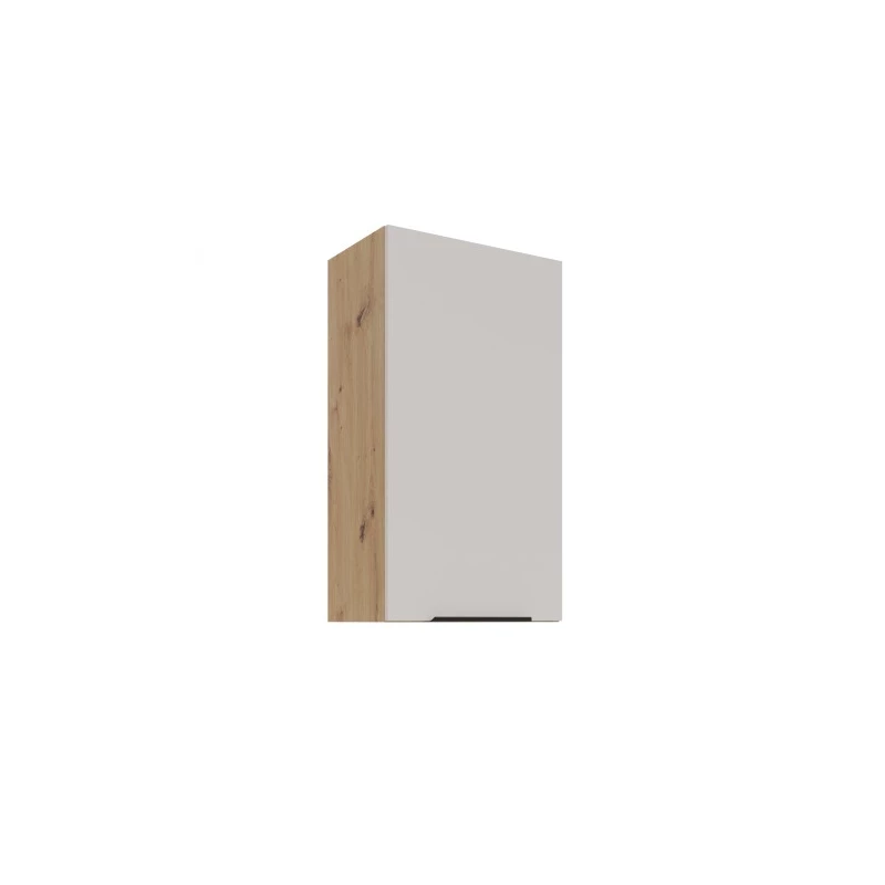 Hoher Hängeschrank NICOLLA – Breite 50 cm, Kaschmir/Artisan Eiche
