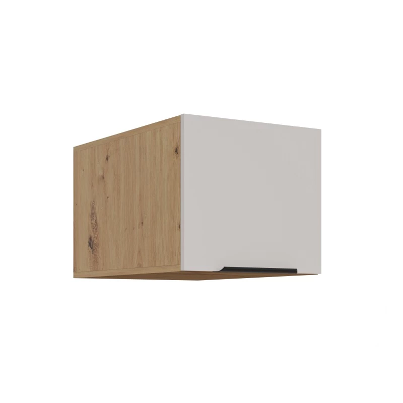 Oberschrank mit Flügeltüren NICOLLA – Breite 40 cm, Kaschmir/Artisan Eiche
