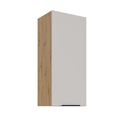 Hoher Hängeschrank NICOLLA – Breite 40 cm, Kaschmir/Artisan Eiche