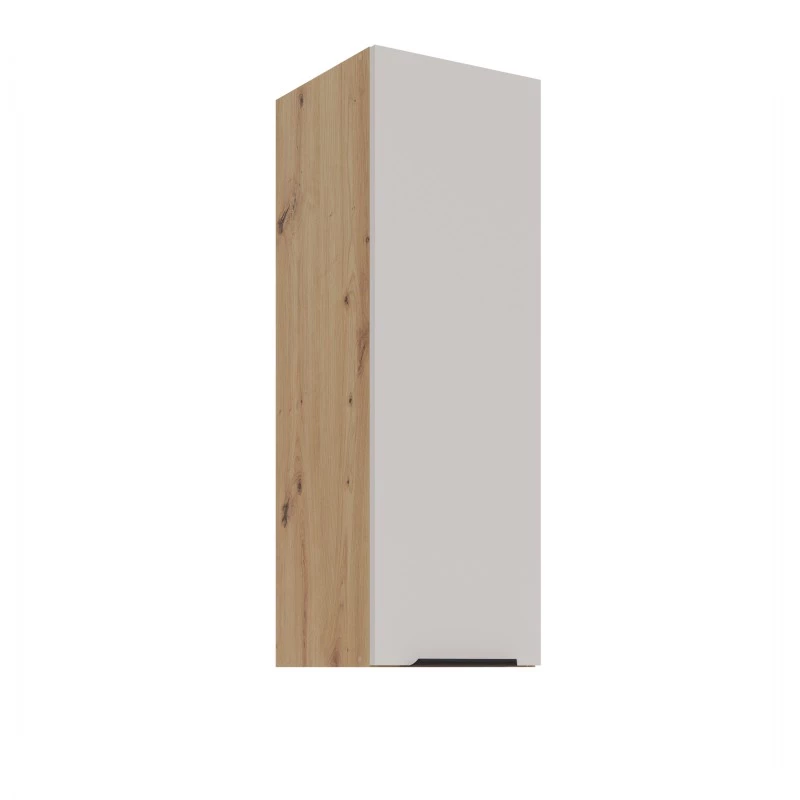 Hoher Hängeschrank NICOLLA – Breite 30 cm, Kaschmir/Artisan Eiche